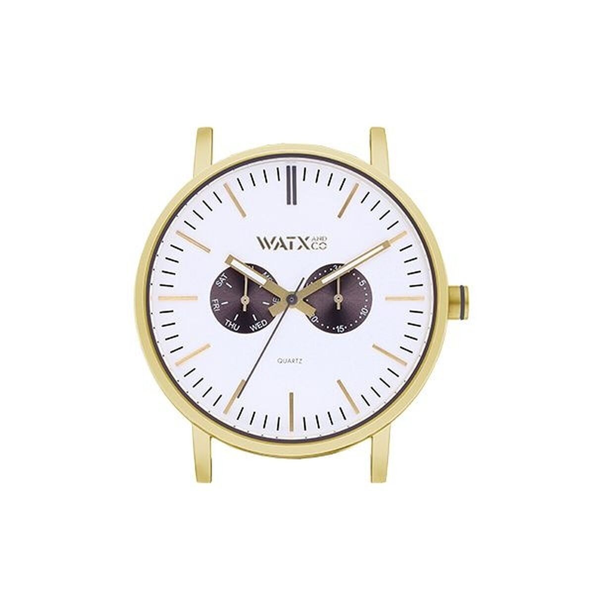 Reloj Unisex Watx & Colors WXCA2744 Dorado (Ø 44 mm)
