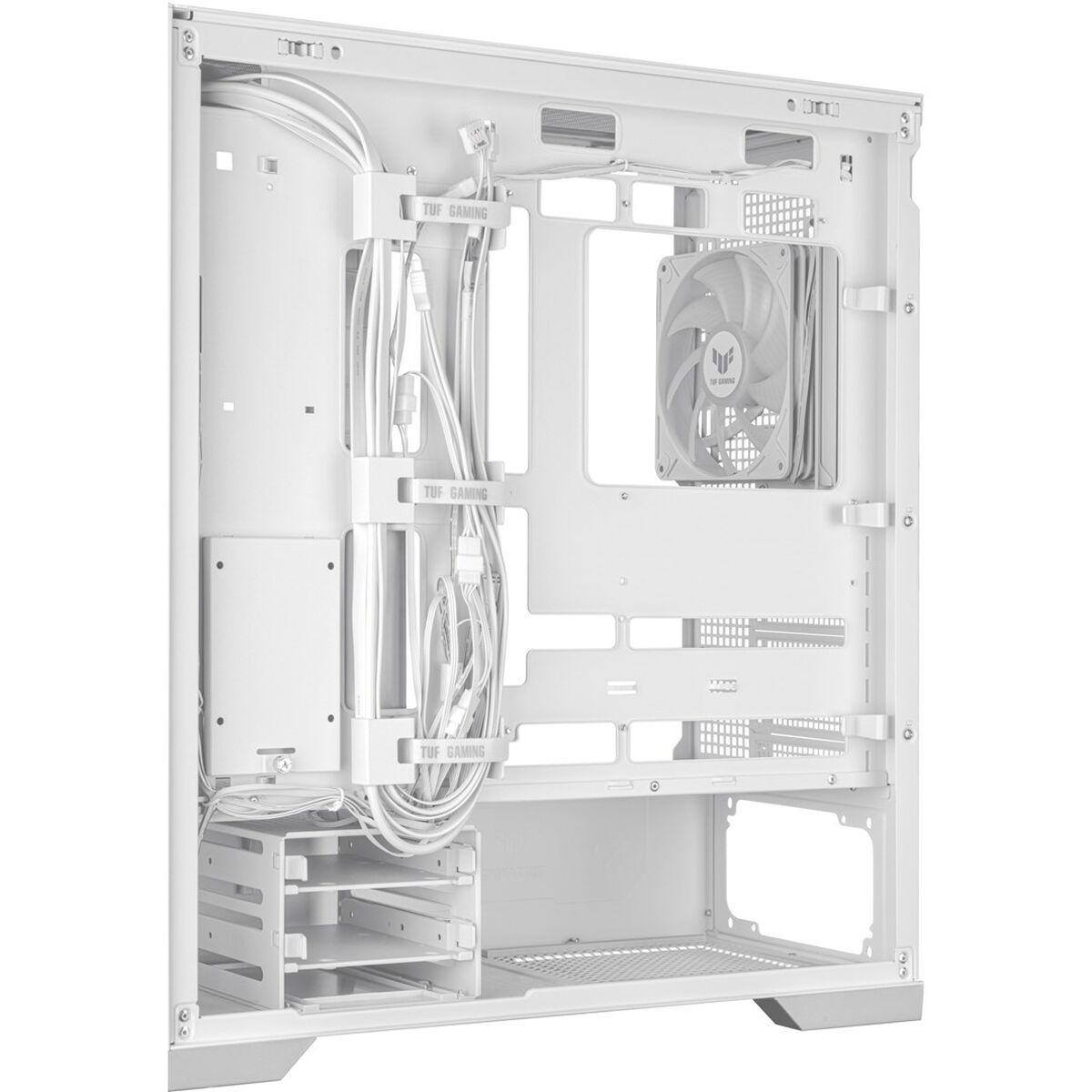 Caja Semitorre ATX Asus TUF GAMING GT302 TG ARGB Blanco Multicolor