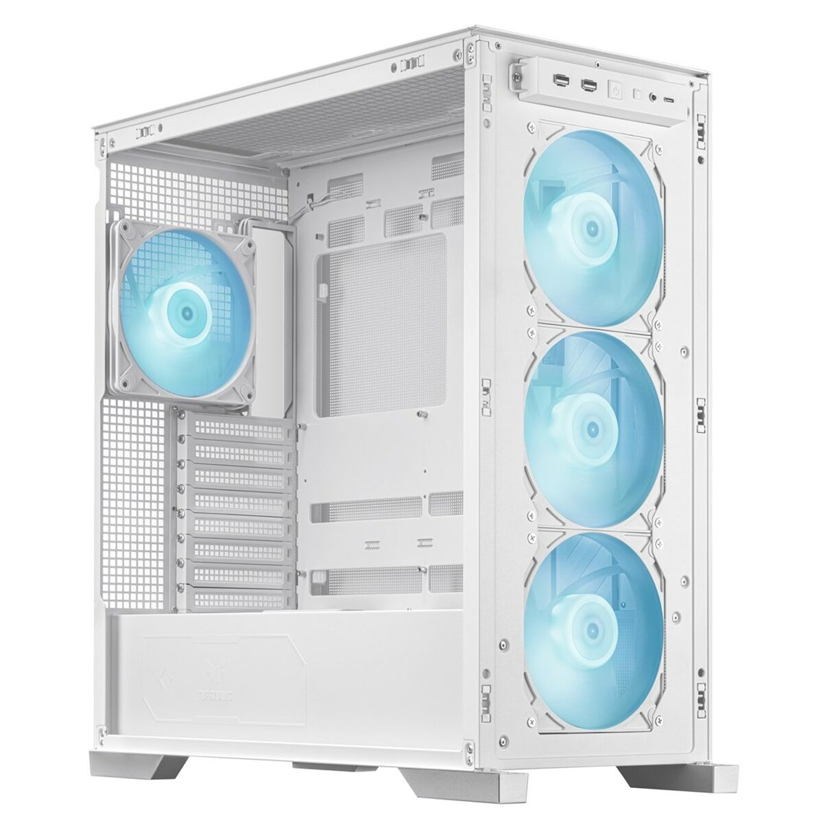 Caja Semitorre ATX Asus TUF GAMING GT302 TG ARGB Blanco Multicolor