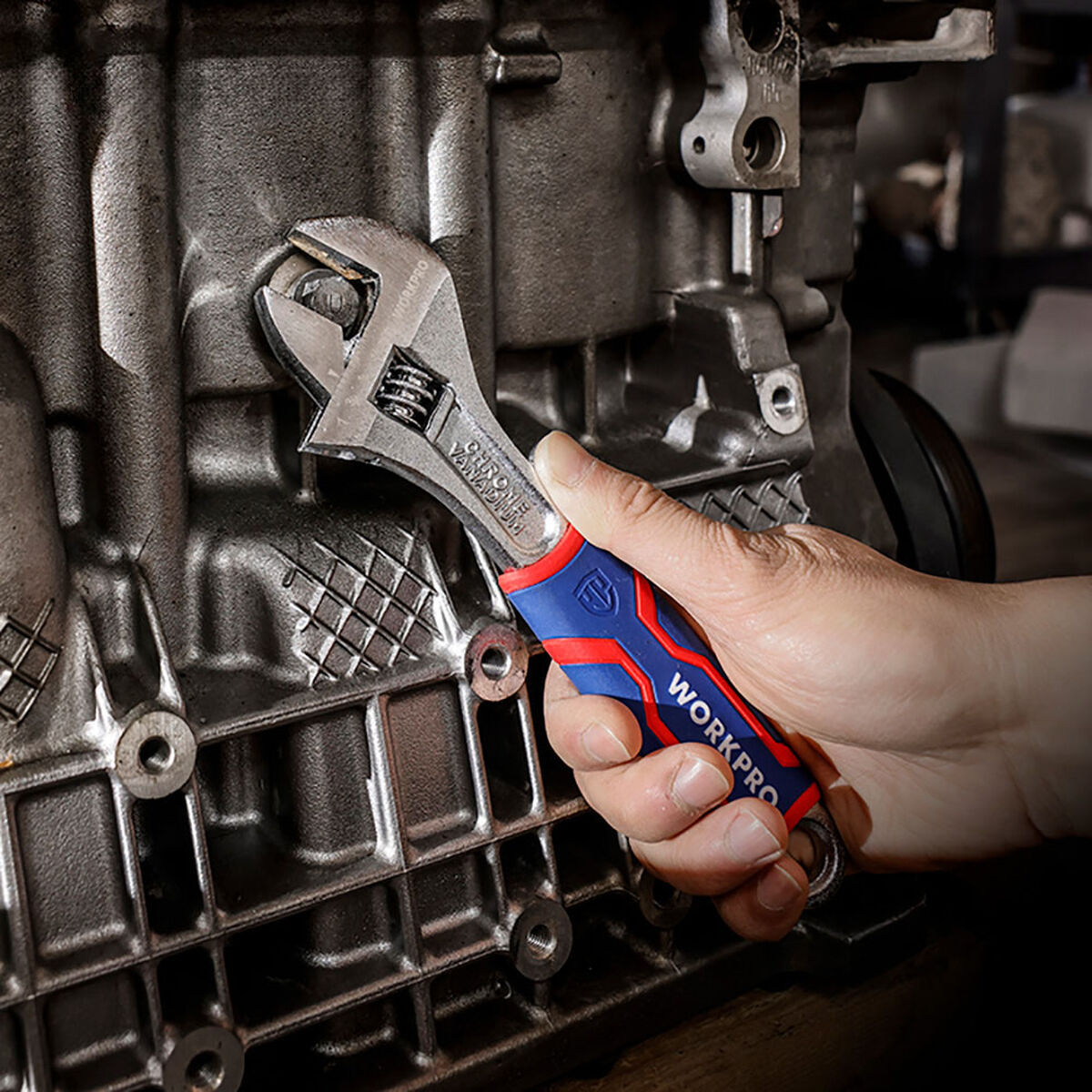 Llave inglesa ajustable Workpro 10" 25 cm