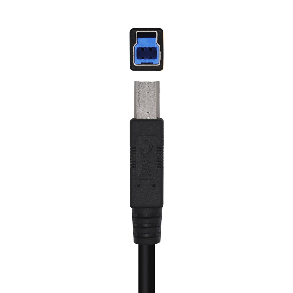 Cable USB Aisens A105-0444 Negro 2 m (1 unidad)