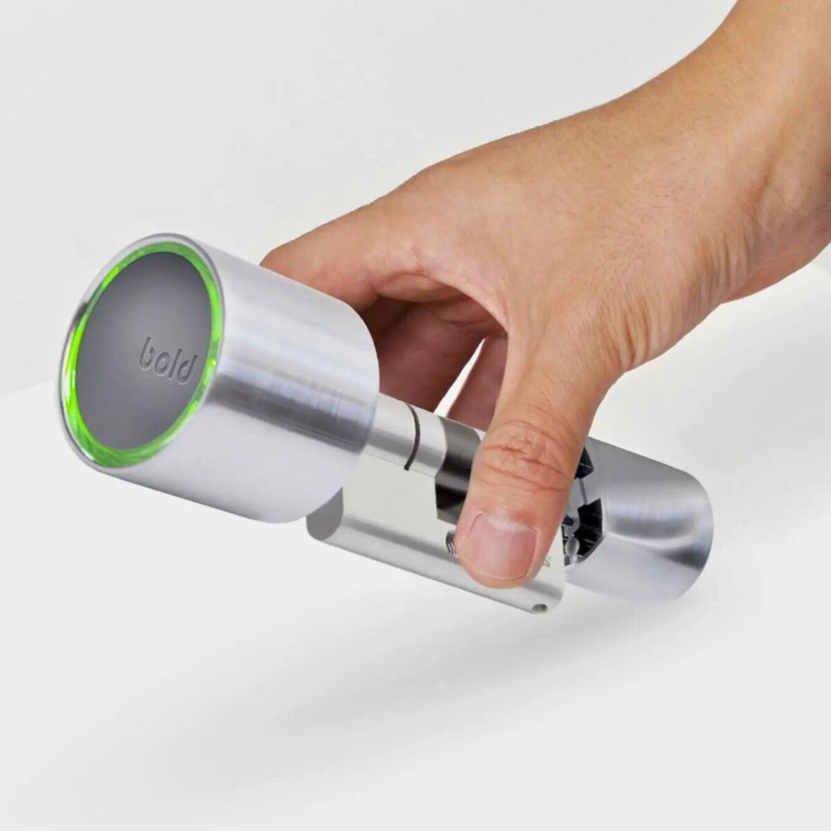 Cerradura Inteligente Bold SX-35 Plateado Acero Inoxidable Con llave (4 Unidades)