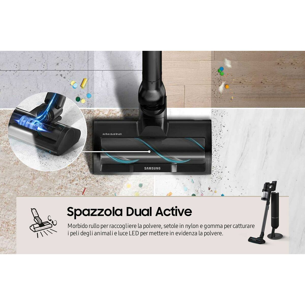 Aspirador de Mano Samsung VS28C9784QK/WA Negro