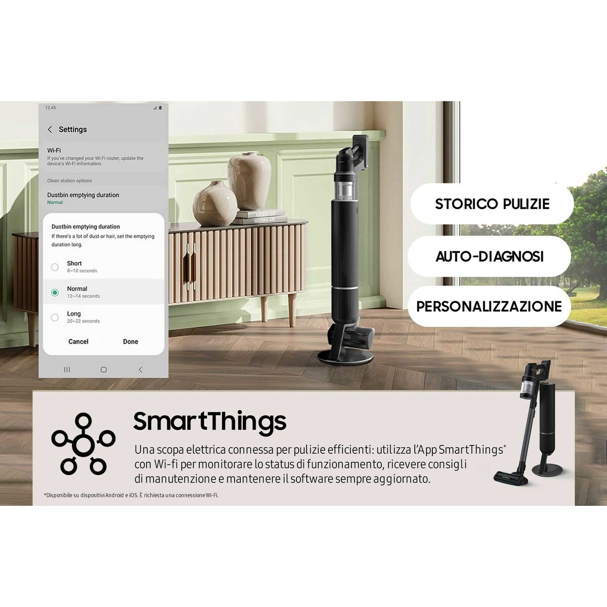 Aspirador de Mano Samsung VS28C9784QK/WA Negro