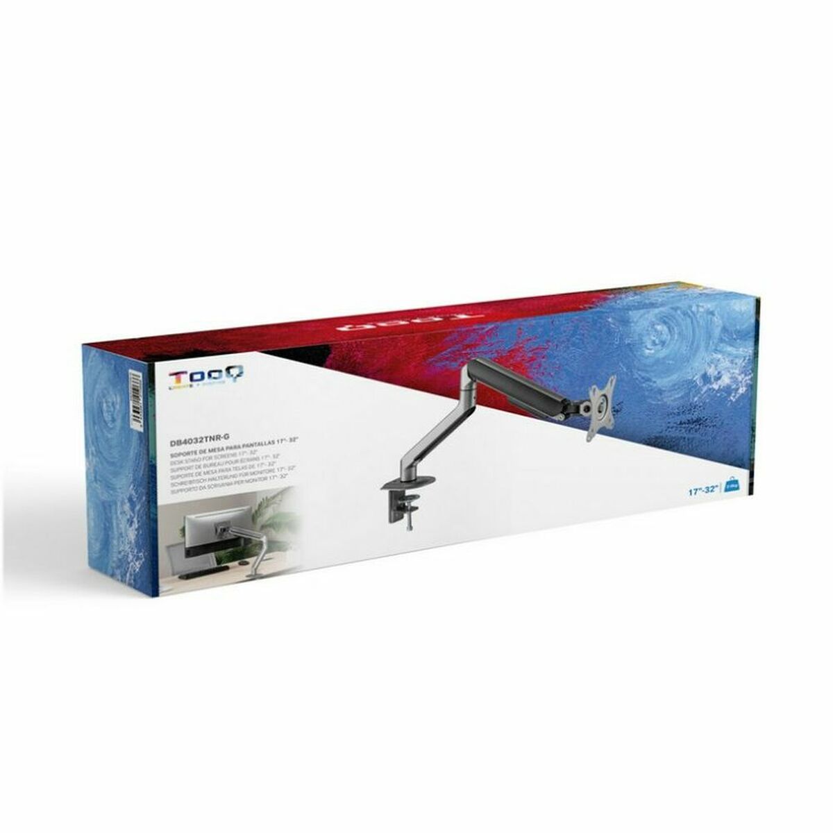 Soporte de Mesa para Pantalla TooQ DB4032TNR-G 17"-32"