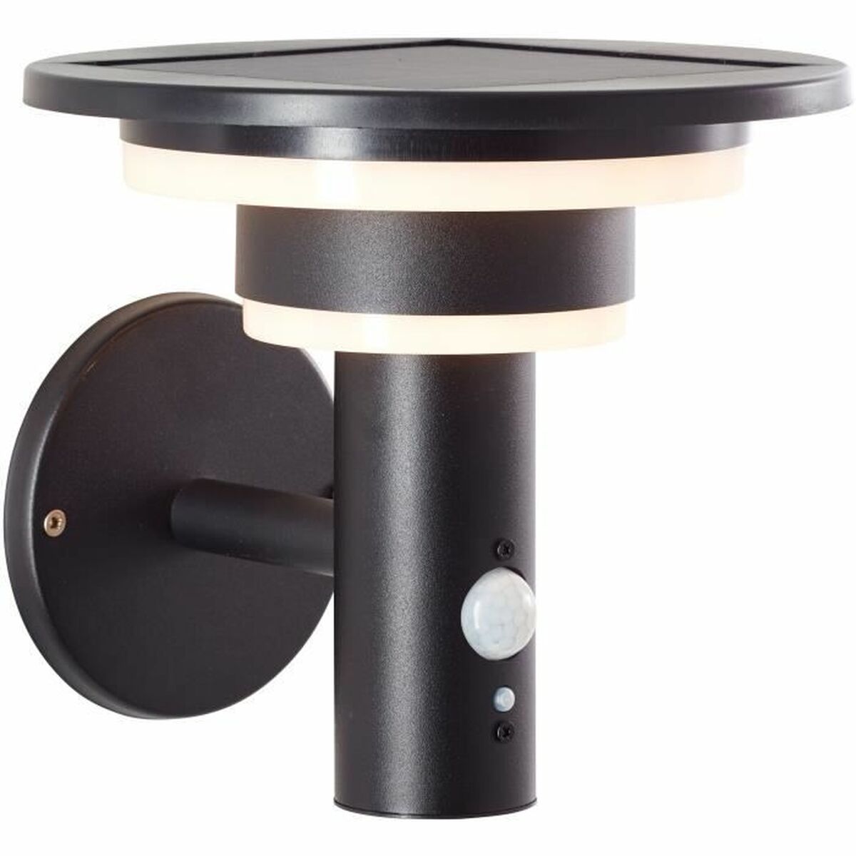 Aplique de Pared Brilliant Negro Jardín 18,5 x 21 x 21,3 cm