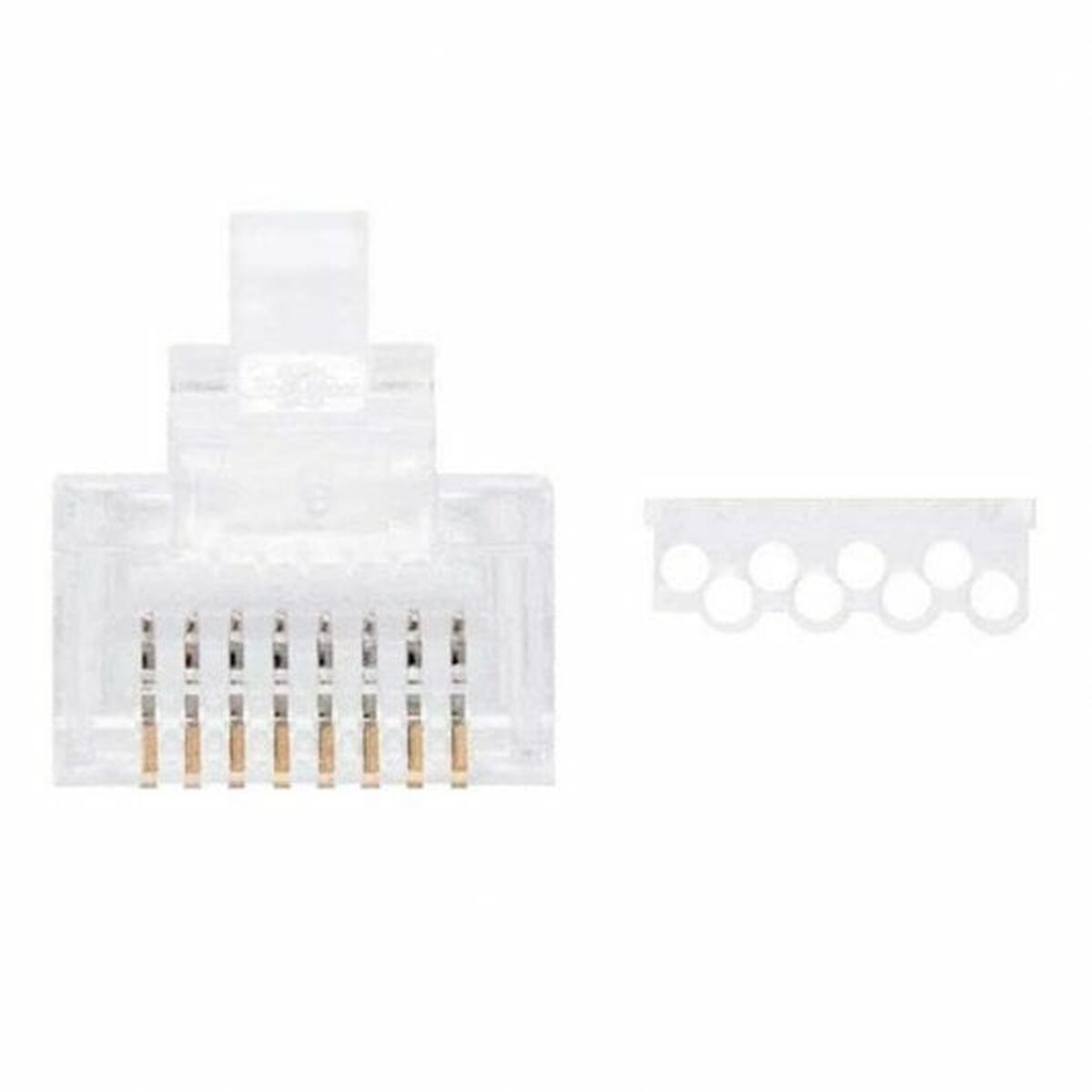 Conector RJ45 NANOCABLE 10.21.0201-50 Transparente