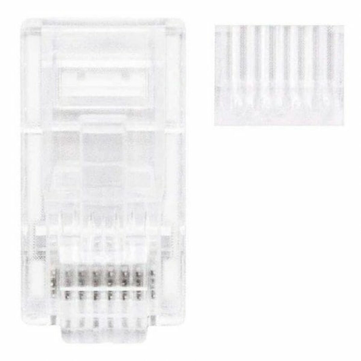 Conector RJ45 NANOCABLE 10.21.0201-50 Transparente