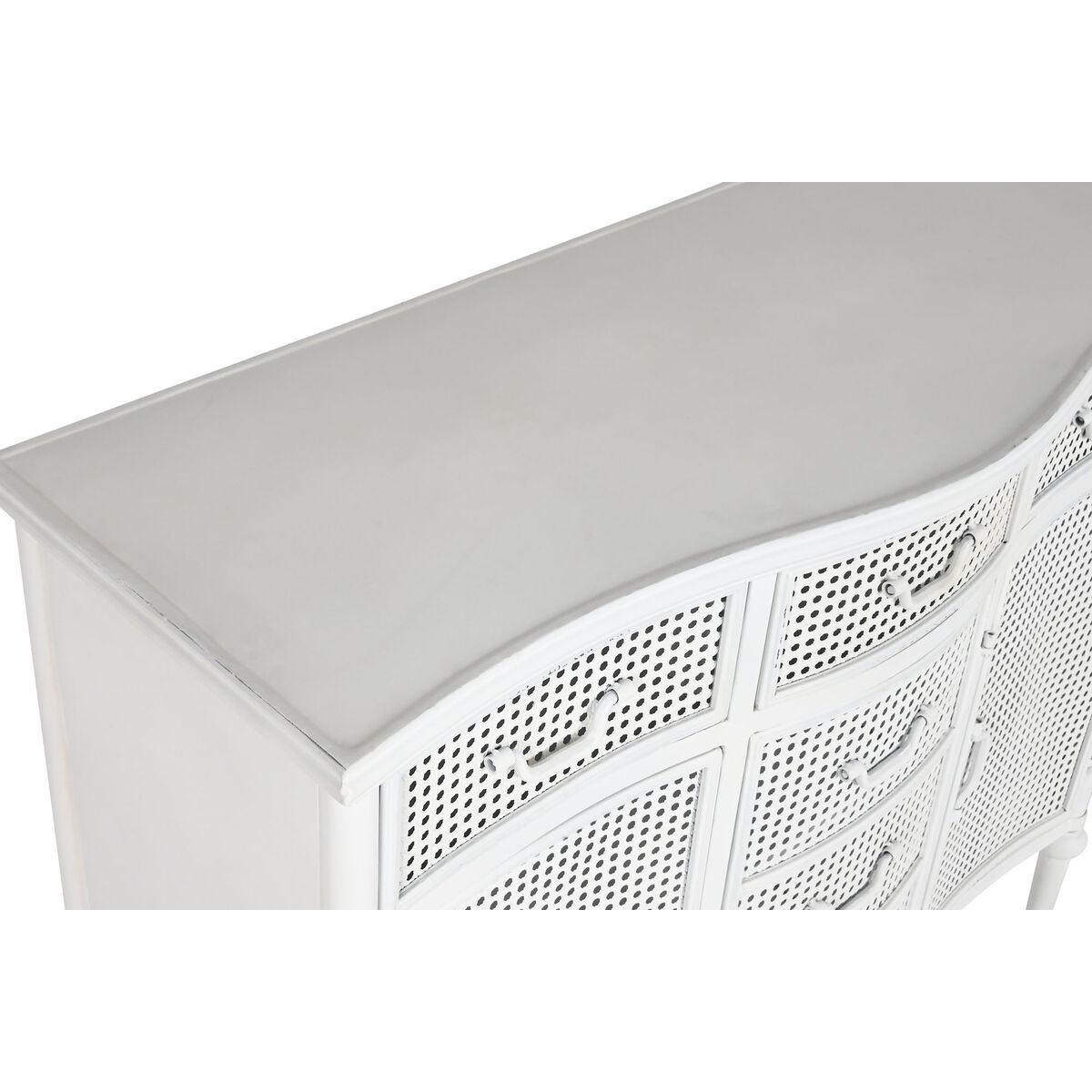 Aparador Home ESPRIT Blanco Metal 101 x 42 x 85 cm