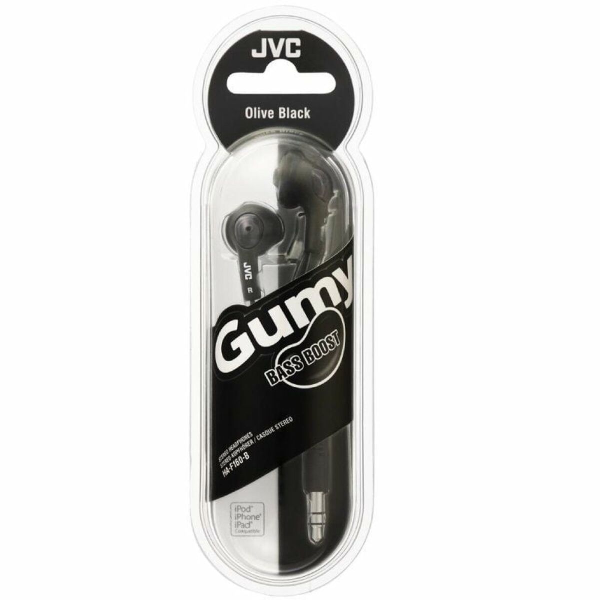 Auriculares JVC HA-F160-B-E Negro