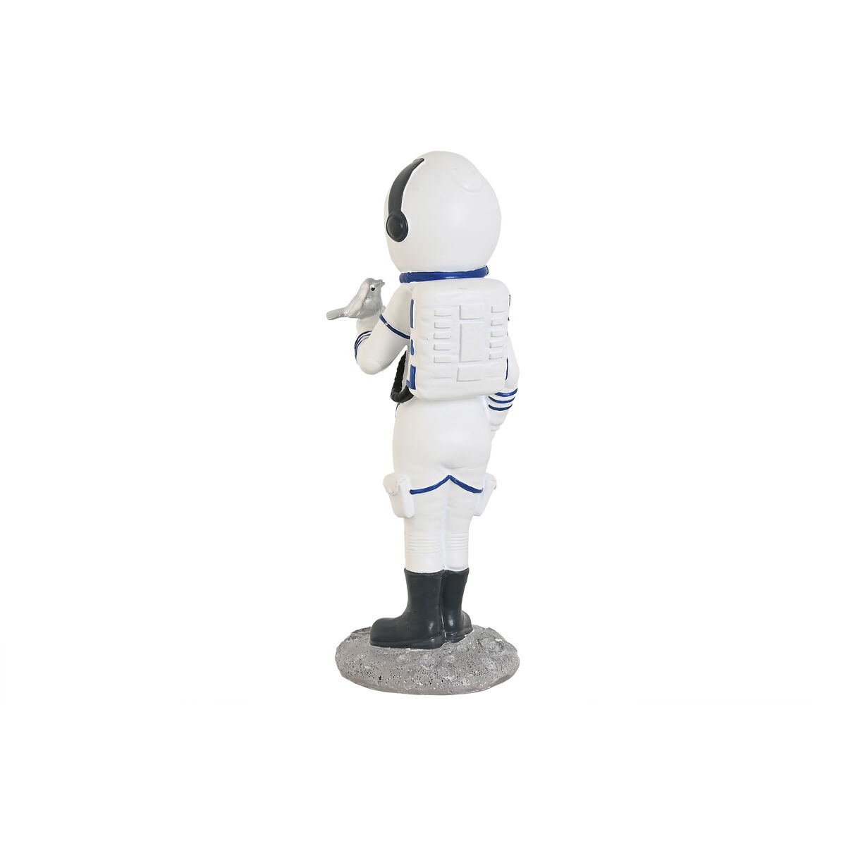 Figura Decorativa Home ESPRIT Azul Blanco Rojo Plateado Mujer Astronauta 10 x 11 x 29 cm (2 Unidades)