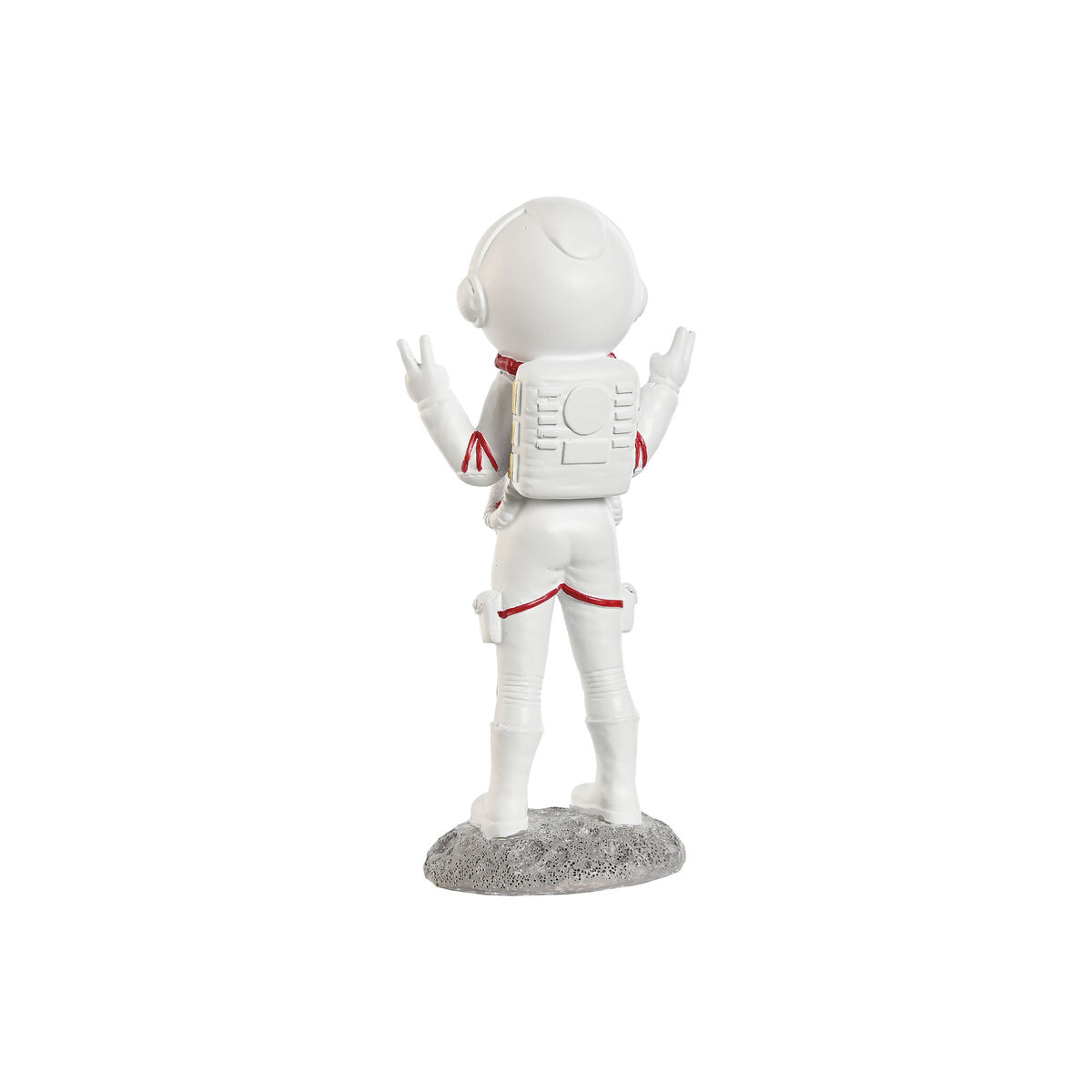 Figura Decorativa Home ESPRIT Azul Blanco Rojo Mujer Astronauta 9 x 7 x 20 cm (2 Unidades)