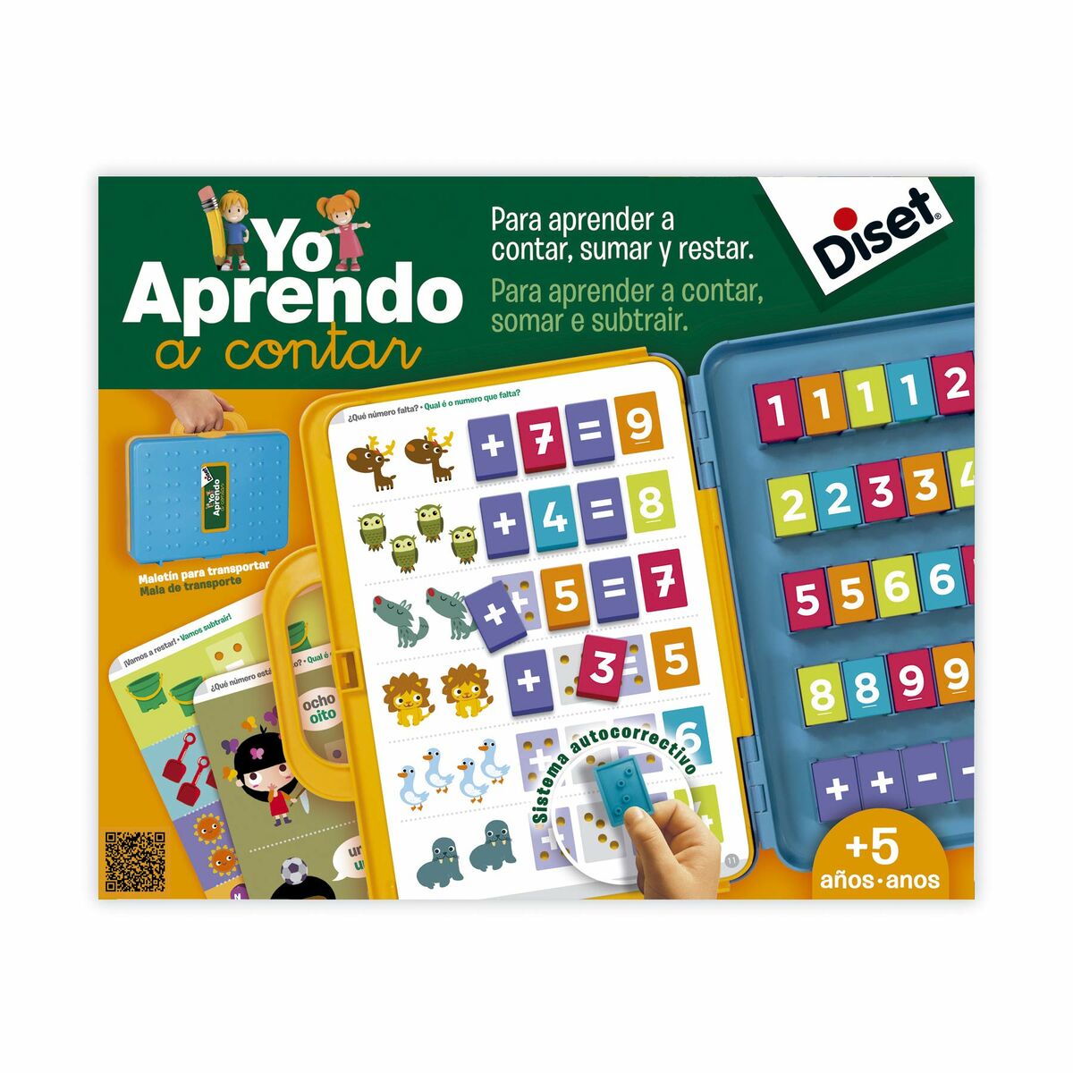 Juego Educativo Diset 63752 Juego Aprendo a Sumar y Restar
