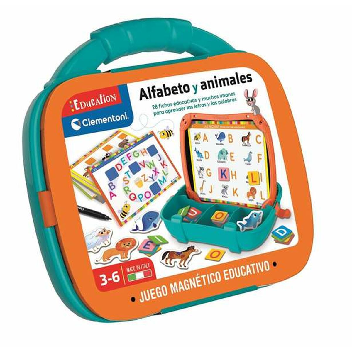Juego Educativo Clementoni 27,5 x 23 x 5 cm Magnético