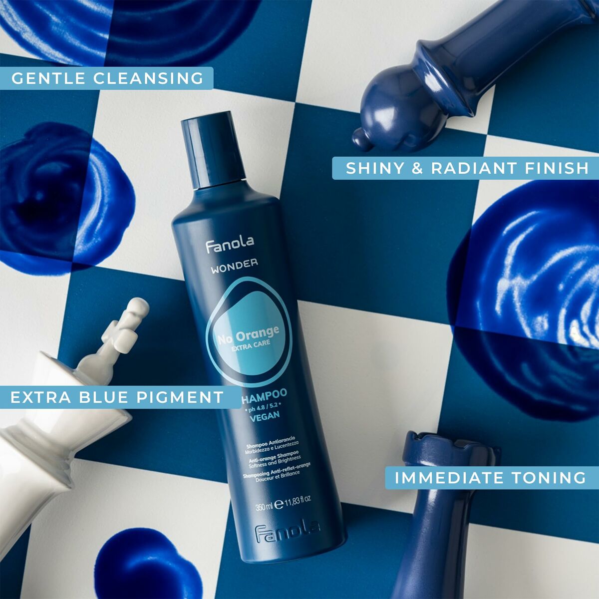 Champú Neutralizador del Color Fanola NO ORANGE 350 ml