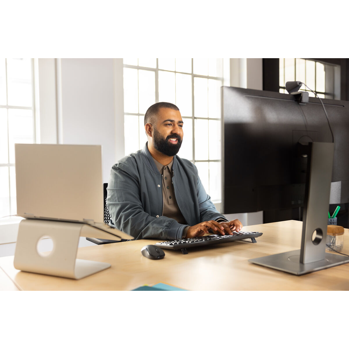 Teclado y Ratón Logitech 920-012077 Grafito Monocromo Inglés EEUU QWERTY