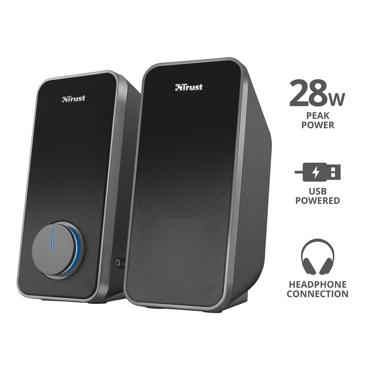 Altavoces PC Trust 20179 Negro 14 W