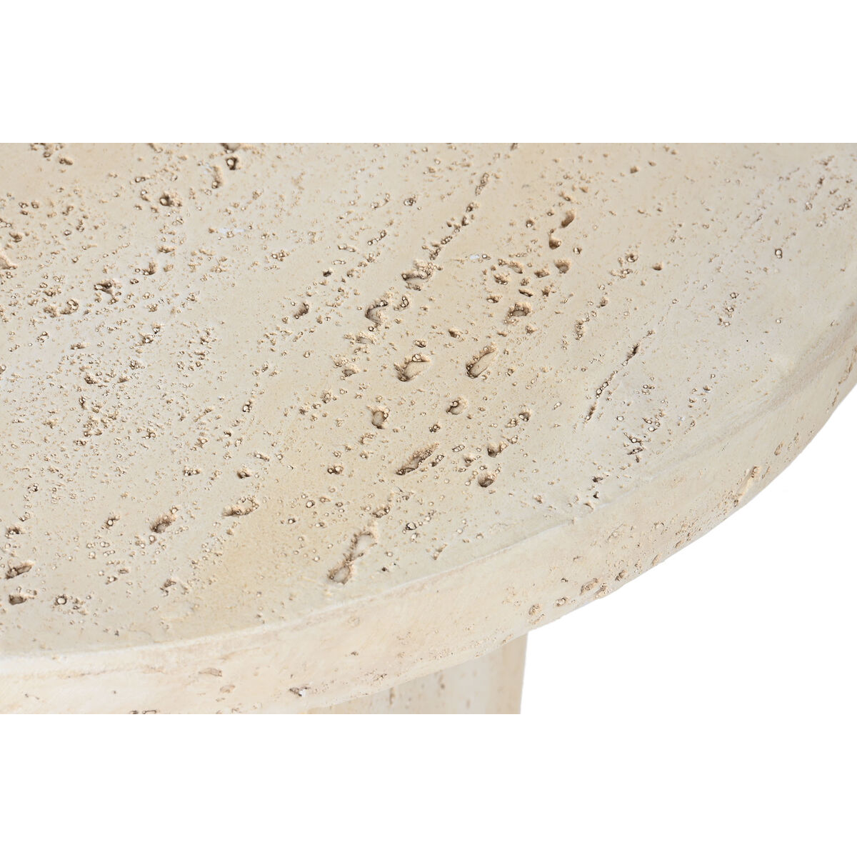 Mesita Auxiliar Home ESPRIT Beige Magnesio 60 x 60 x 41,9 cm