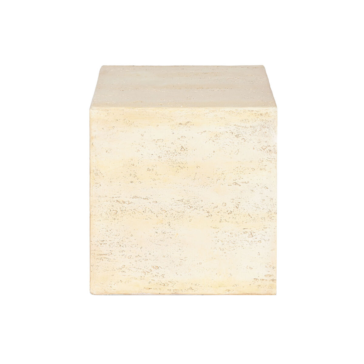 Mesita Auxiliar Home ESPRIT Beige Magnesio 40 x 40 x 40 cm
