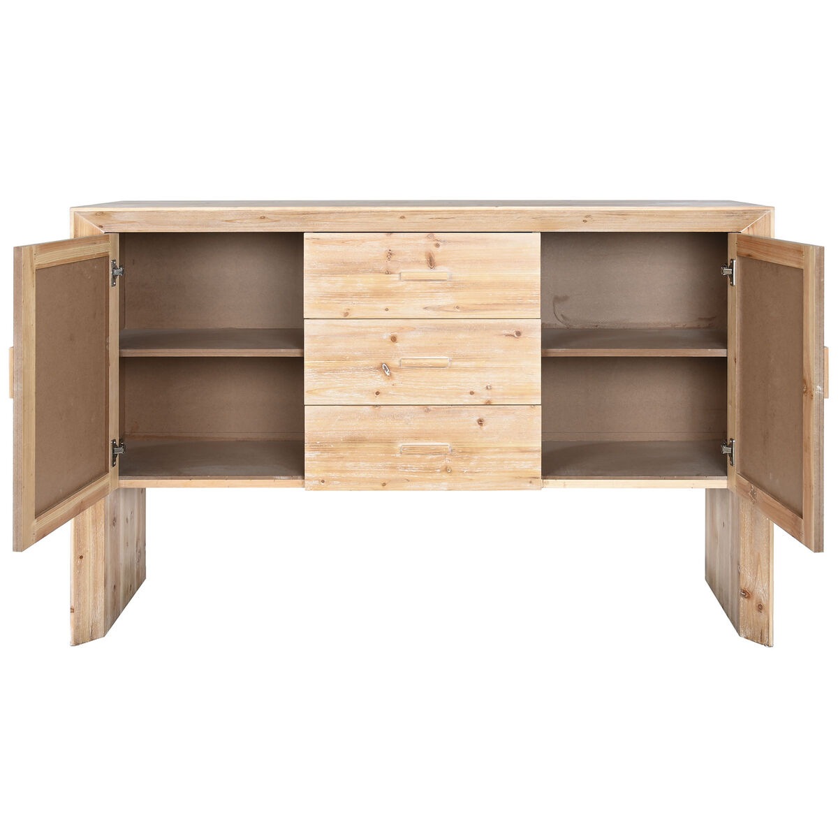 Aparador Home ESPRIT Natural Abeto Madera MDF 150 x 40 x 100 cm