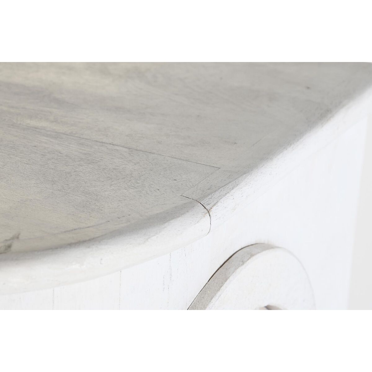 Aparador DKD Home Decor Blanco Metal Hierro Madera de mango 92 x 40 x 113 cm