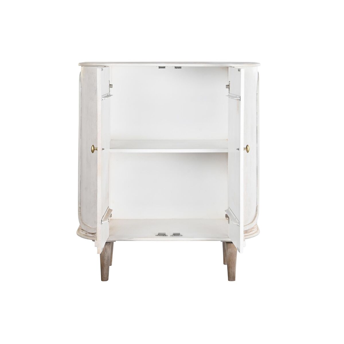 Aparador DKD Home Decor Blanco Metal Hierro Madera de mango 92 x 40 x 113 cm