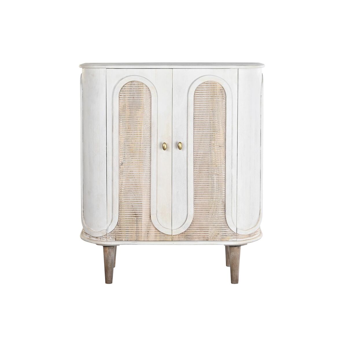 Aparador DKD Home Decor Blanco Metal Hierro Madera de mango 92 x 40 x 113 cm