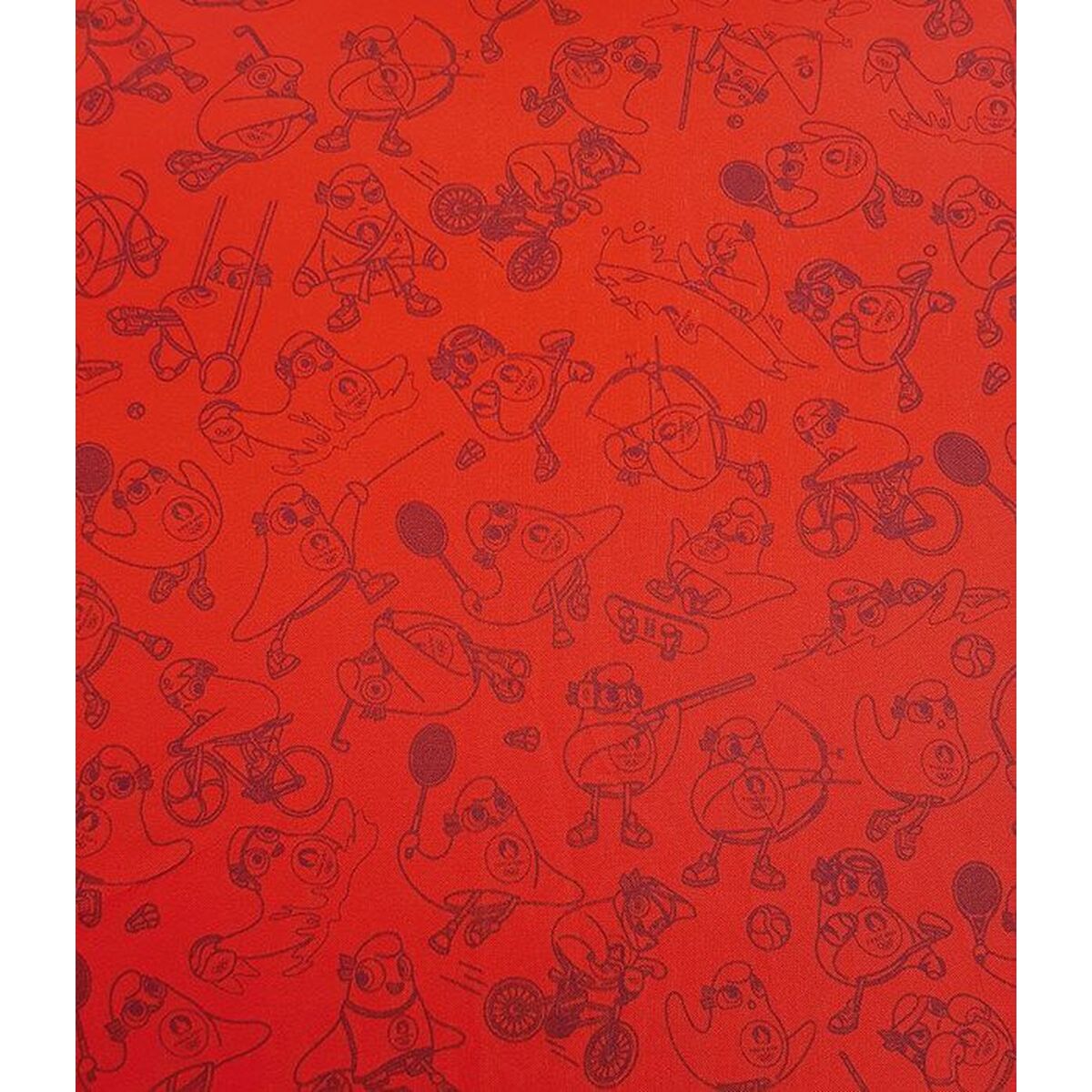 Sillón Infantil Fun House Paris 2024 Olympic Games Blanco Rojo