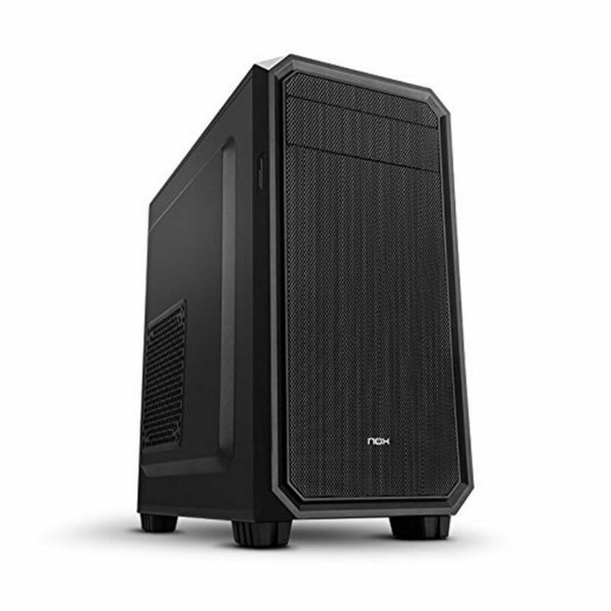 Caja Minitorre Micro ATX con Lector de Tarjetas Nox-Xtreme NXCBAYMX2 Negro