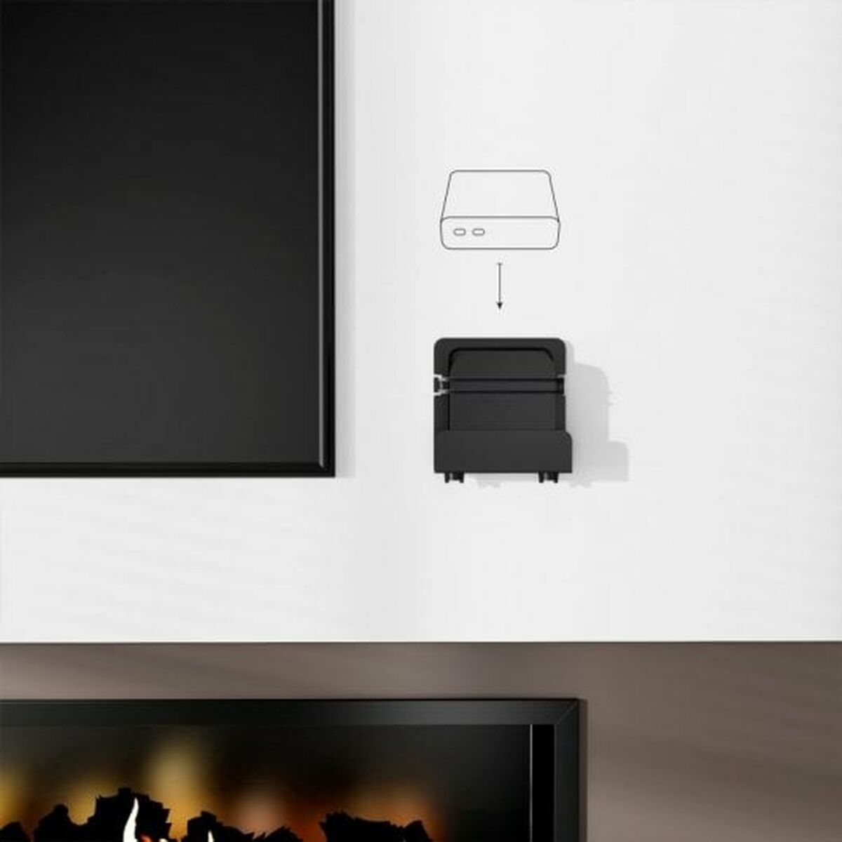 Soporte TV Aisens MPC02-155 Negro