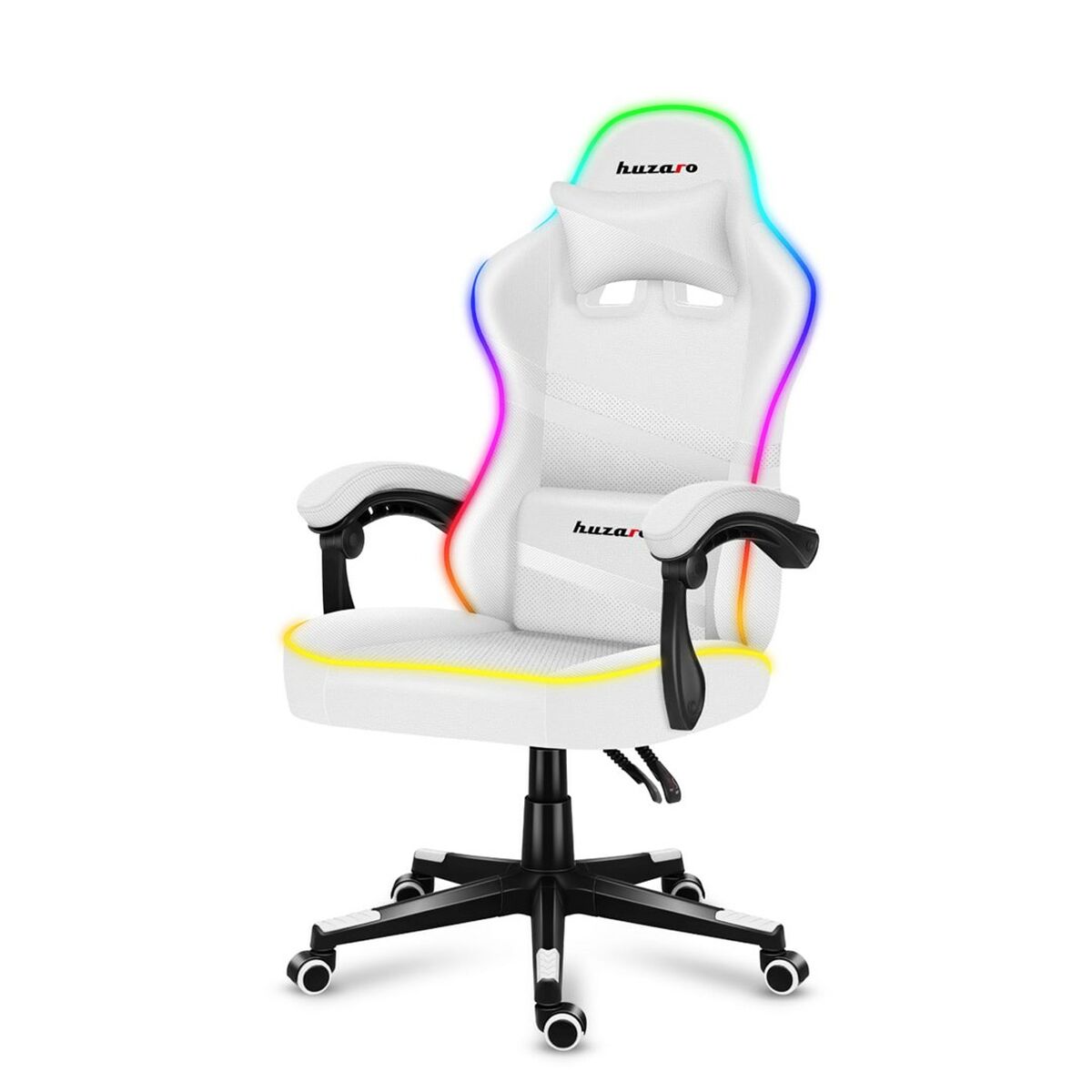 Silla Gaming Huzaro Force 4.4 RGB Blanco