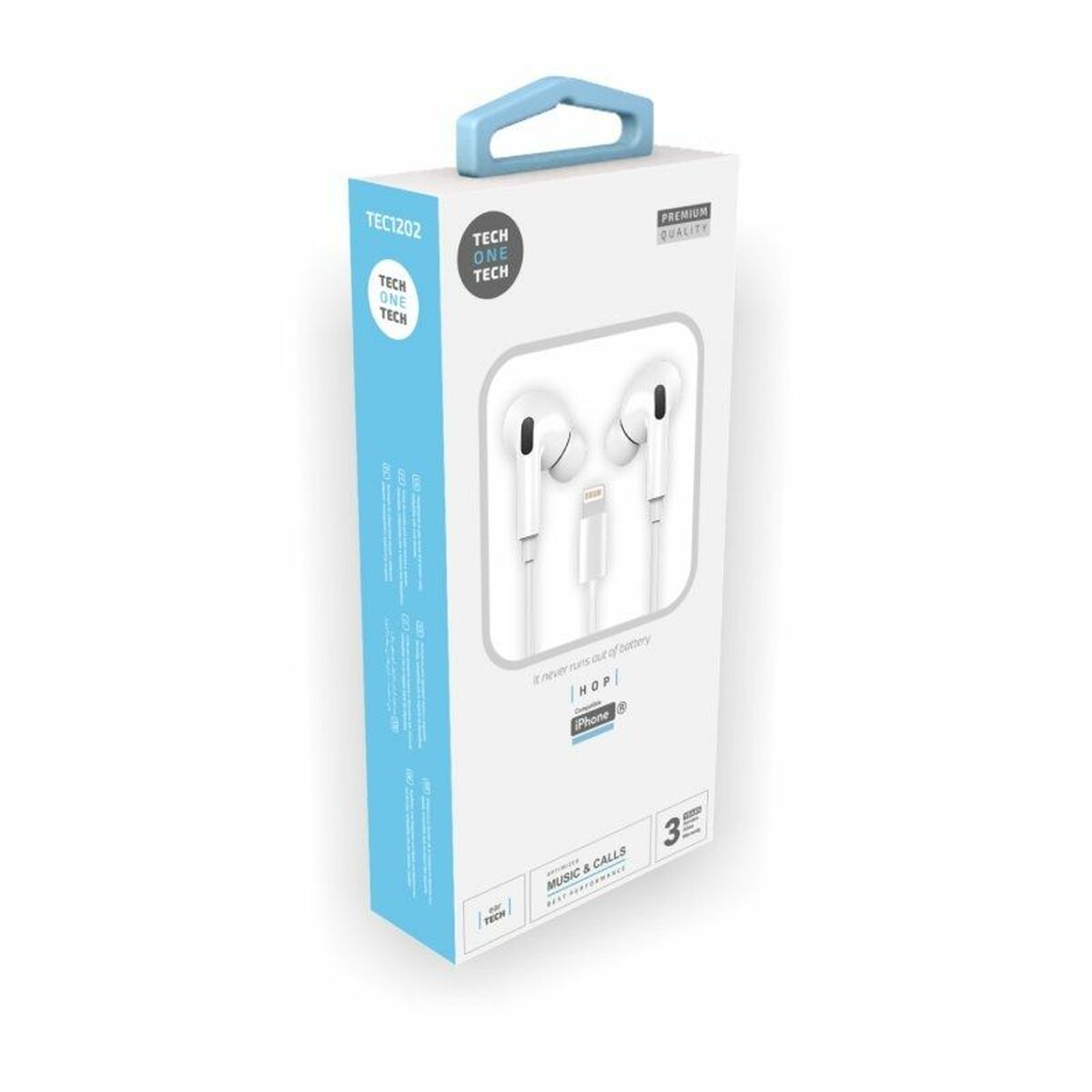 Auriculares Tech One Tech TEC1202 Blanco