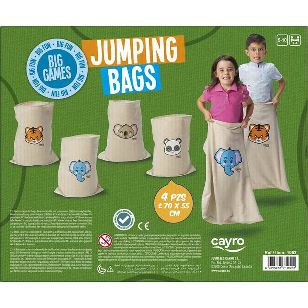 Juego de habilidad Cayro Jumping bags 4 Piezas