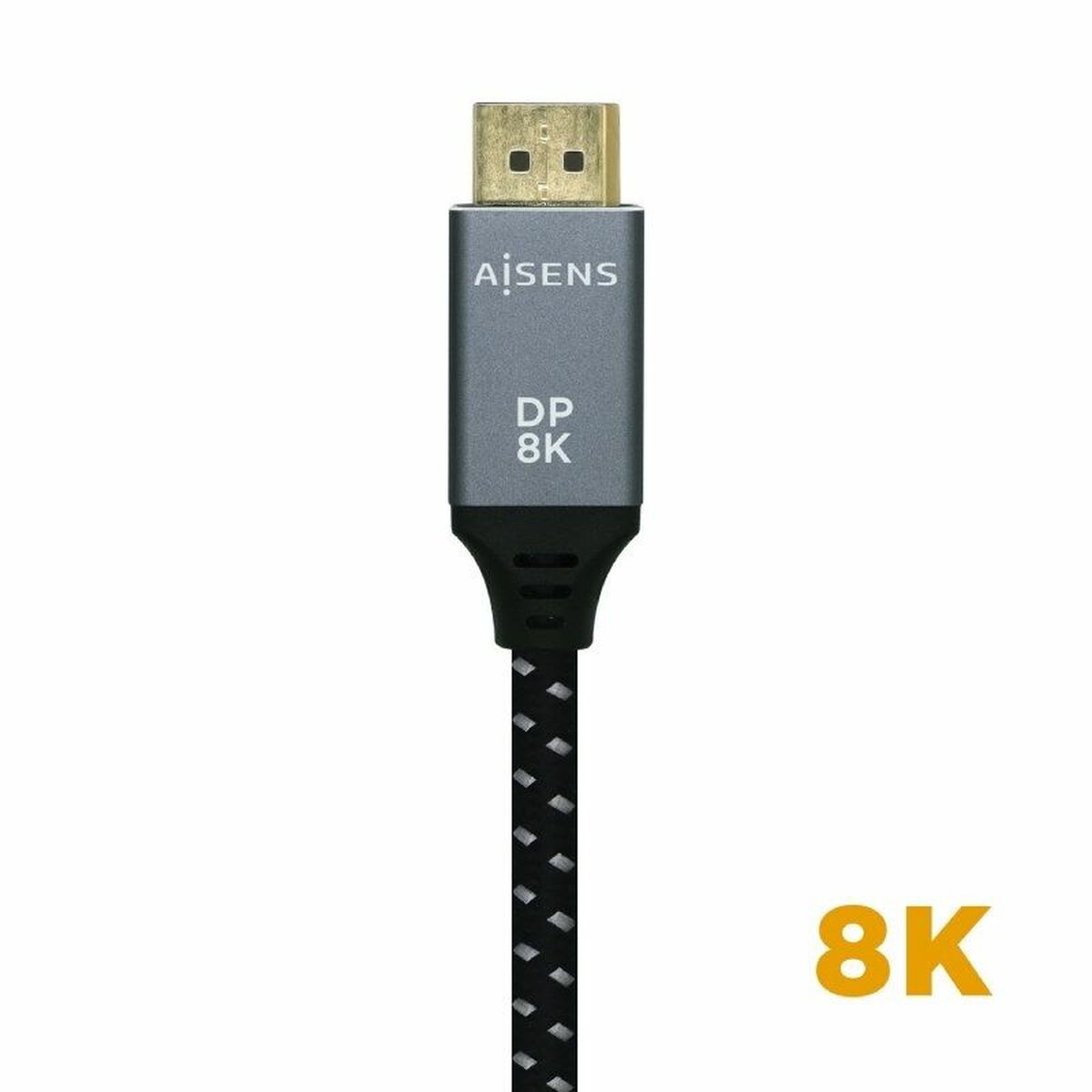 Cable DisplayPort Aisens A149-0435 Negro Negro/Gris 1 m