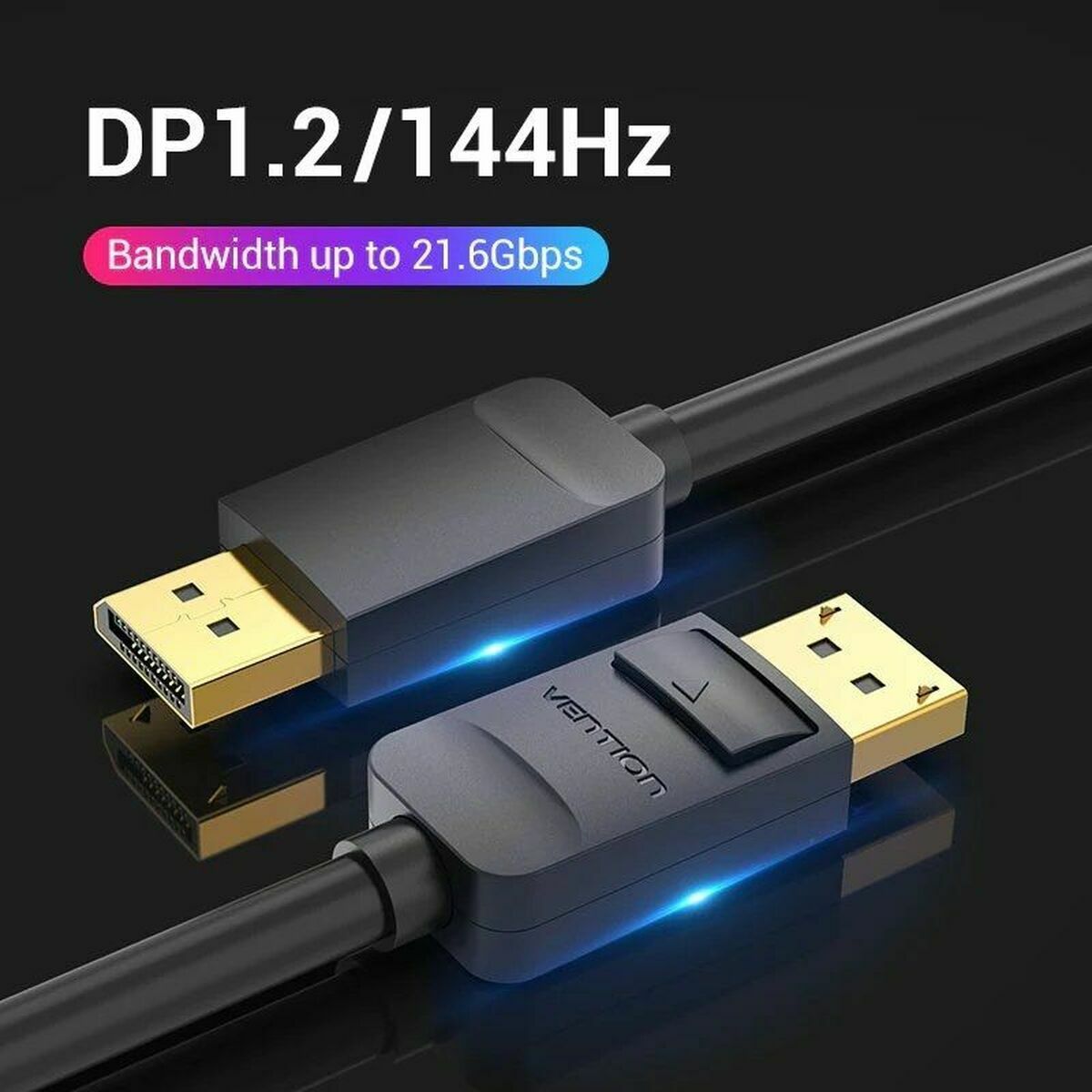 Cable DisplayPort Vention HACBI Negro 3 m