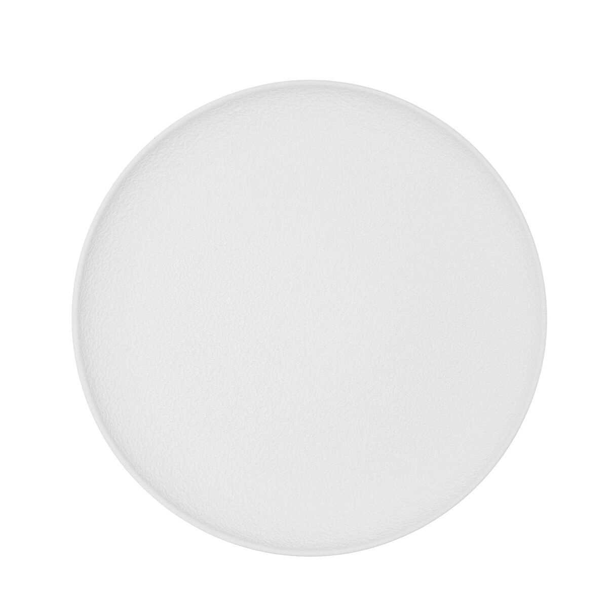 Plato Llano Bidasoa Fosil Blanco Cerámica 26,5 x 26,4 x 2,3 cm (6 Unidades)