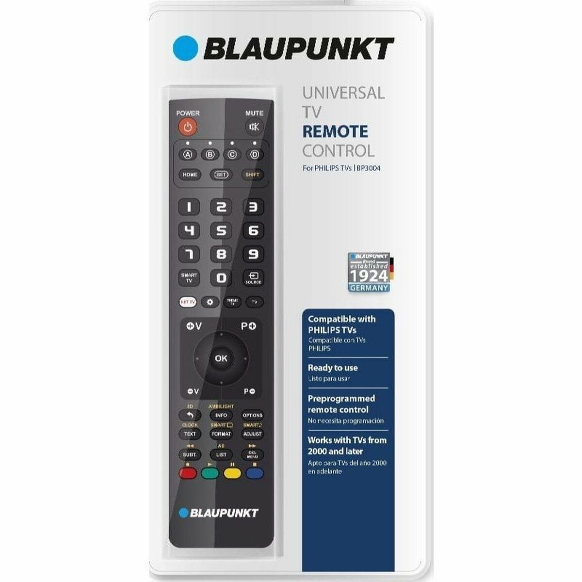 Mando a Distancia Universal Blaupunkt BP3004 Philips