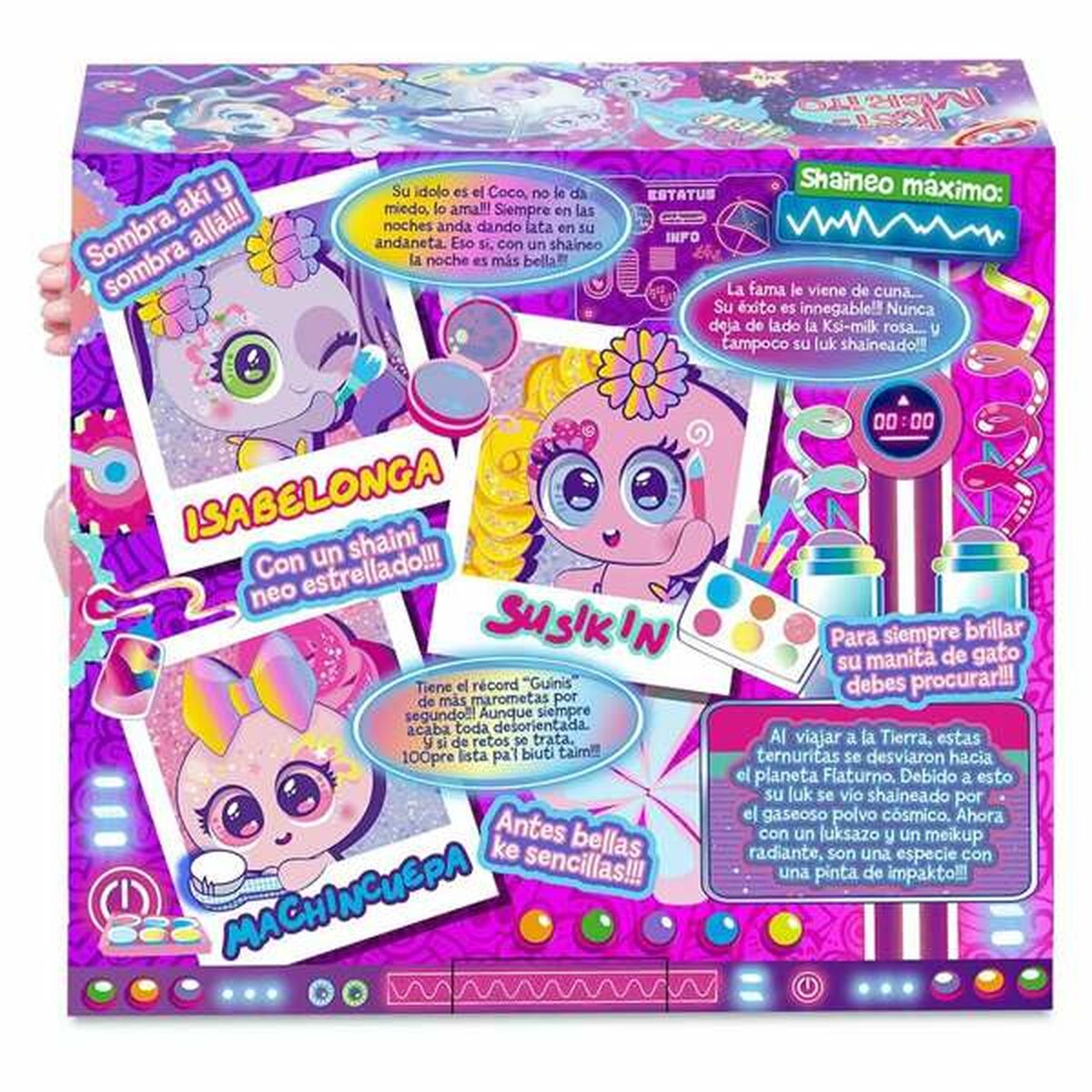 Muñeco Bebé Bandai Ksimerito Isabelonga Biuty Taim 18,5 x 16 x 19,5 cm