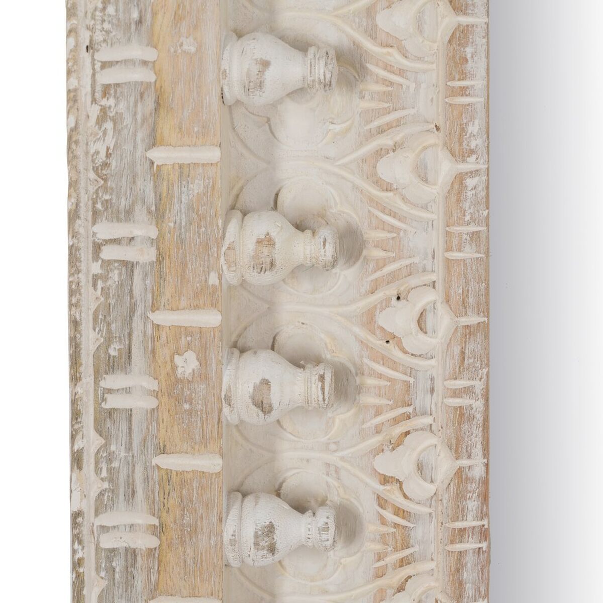 Espejo de pared Blanco Natural Vertical 71,1 x 5,1 x 101,6 cm