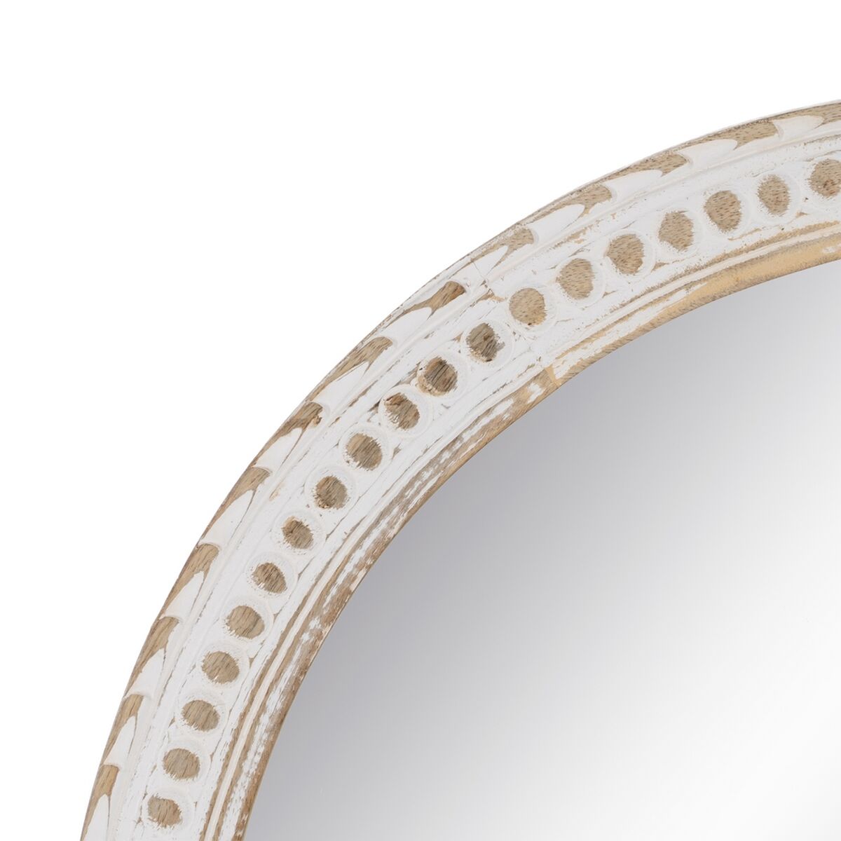 Espejo de pared Blanco Natural Vertical 60,9 x 3,8 x 152,4 cm