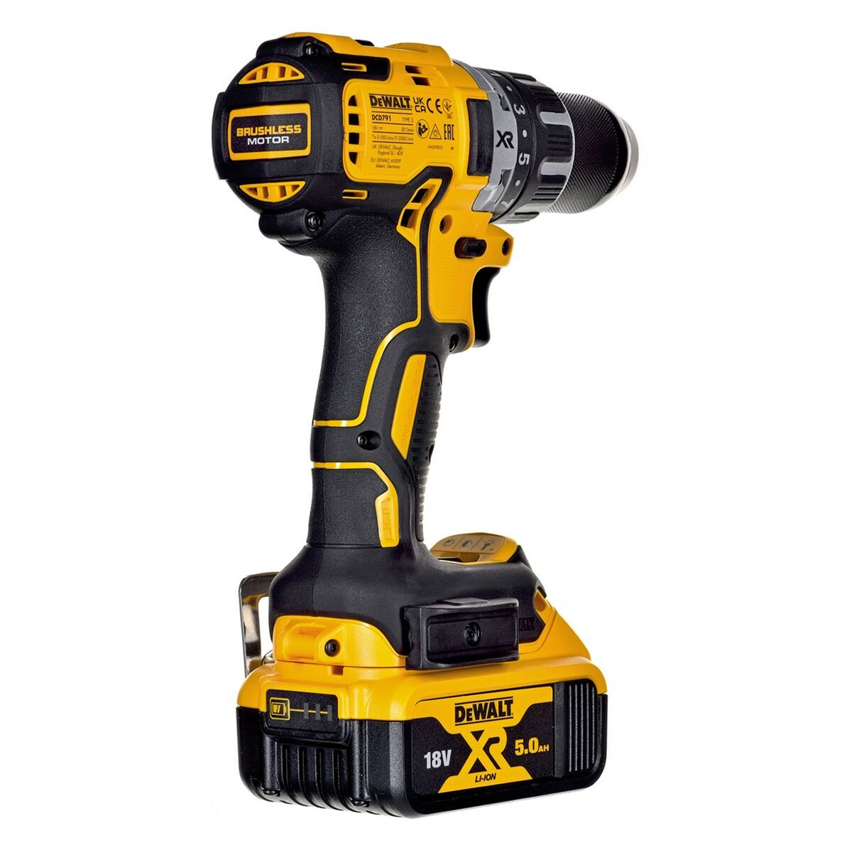 Taladro Percutor Dewalt DCD791P2-QW 18 V 70 Nm 27 nm