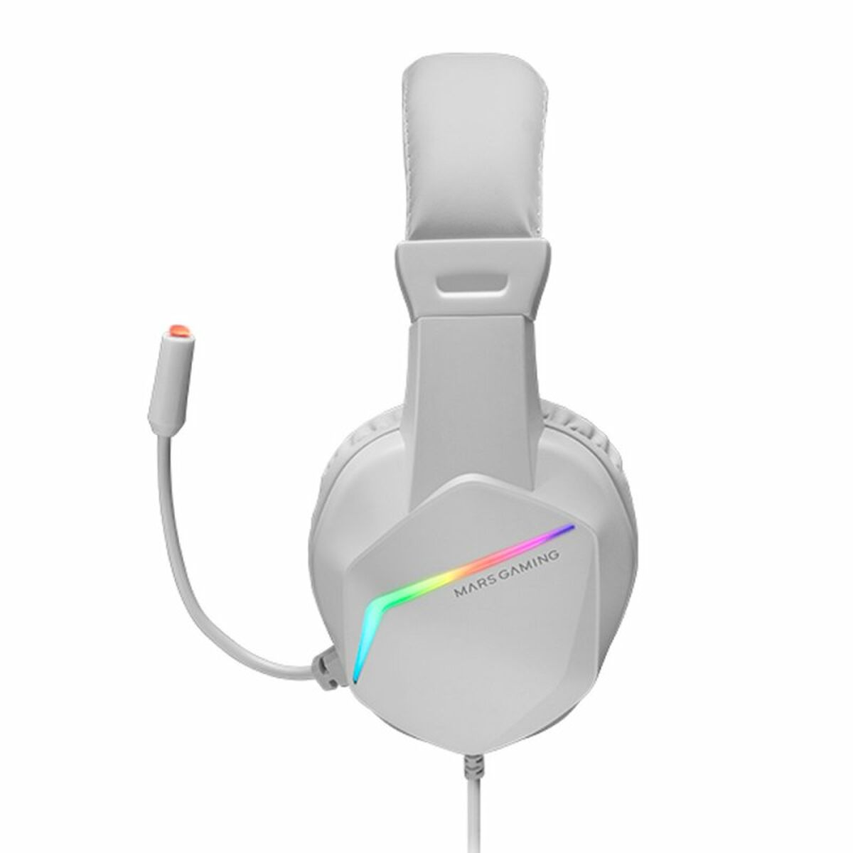 Auricular con Micrófono Gaming Mars Gaming MH122W Blanco
