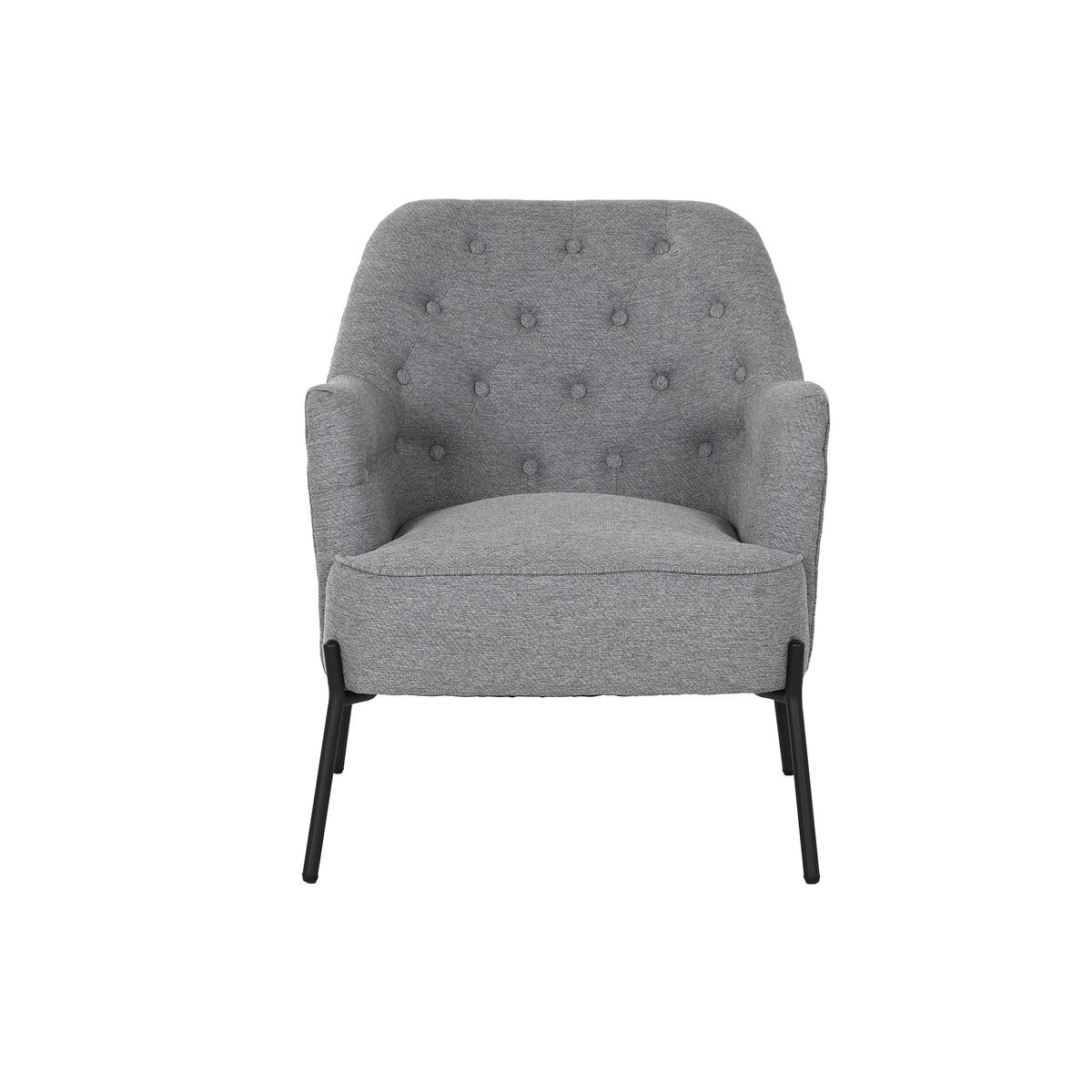 Sillón DKD Home Decor Gris Metal 65 x 73 x 79,5 cm