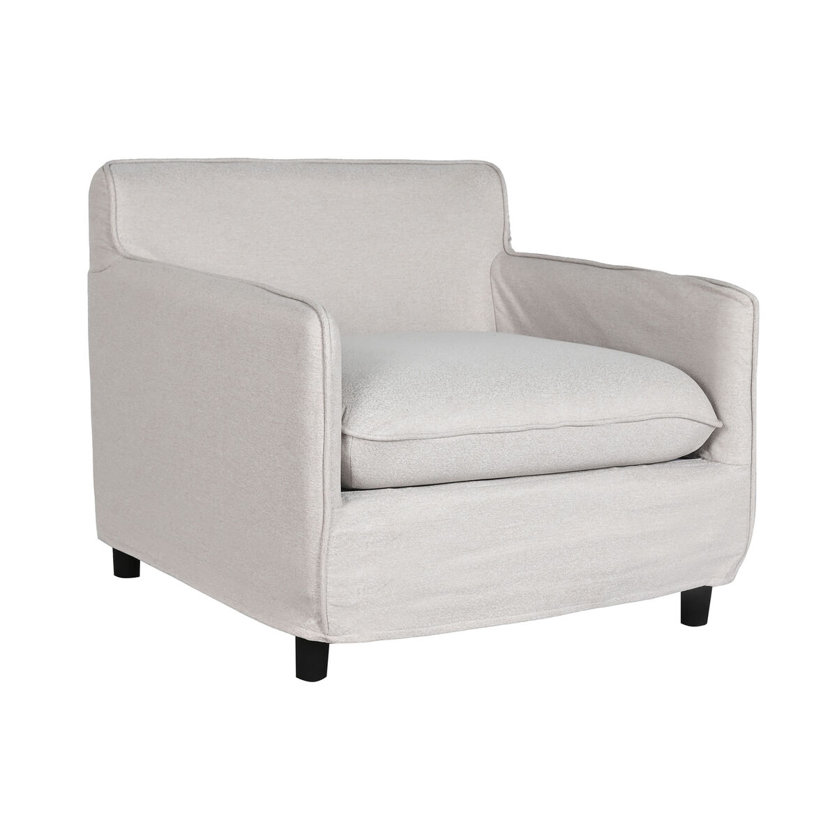 Sillón Home ESPRIT Beige 85 x 85 x 74 cm