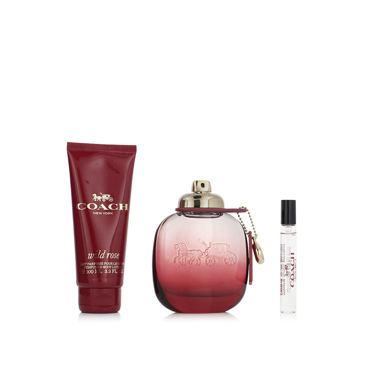 Set de Perfume Mujer Coach Wild Rose EDP 3 Piezas