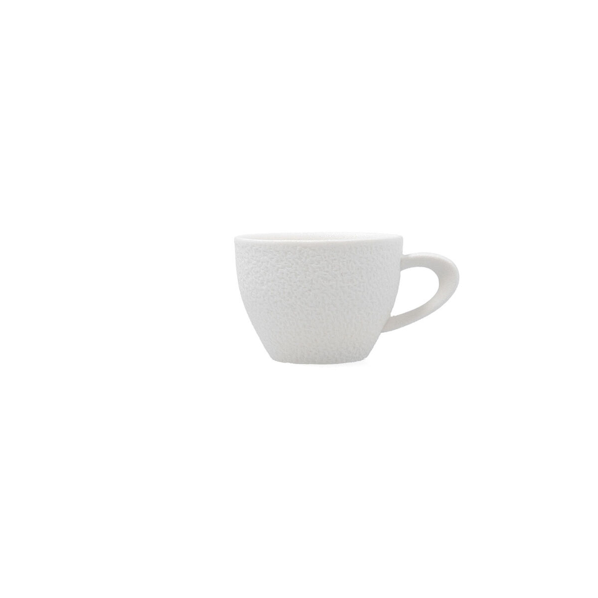 Juego de Tazas de Café Bidasoa Fosil Blanco Cerámica Alúmina 80 ml (12 Unidades)