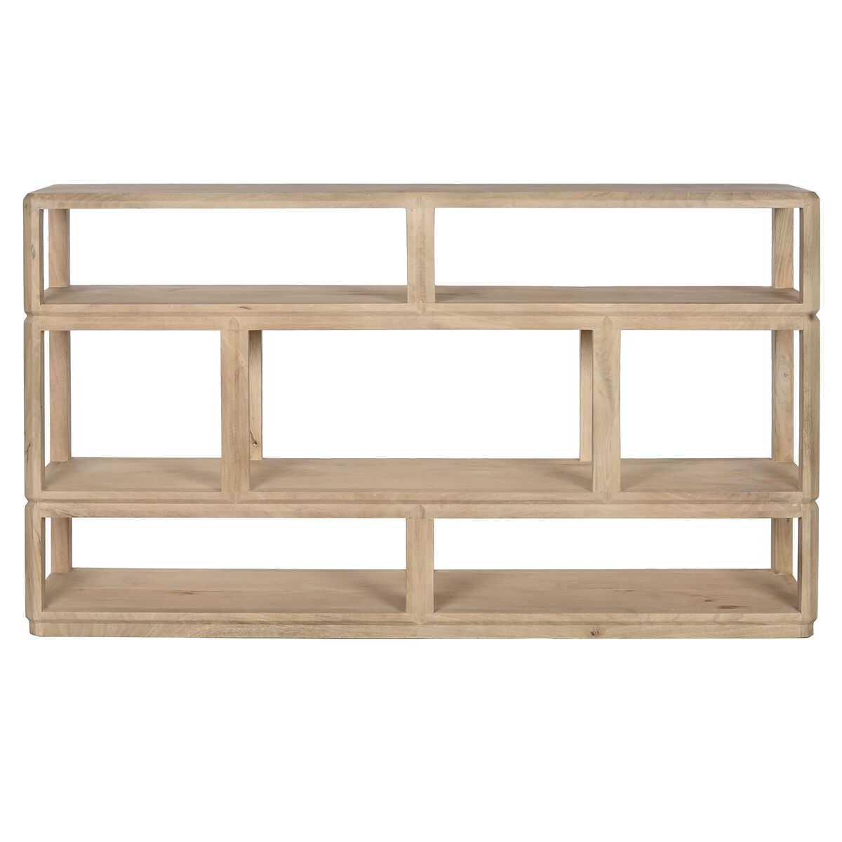 Estantería Home ESPRIT Natural Madera de mango 160 x 30 x 93 cm