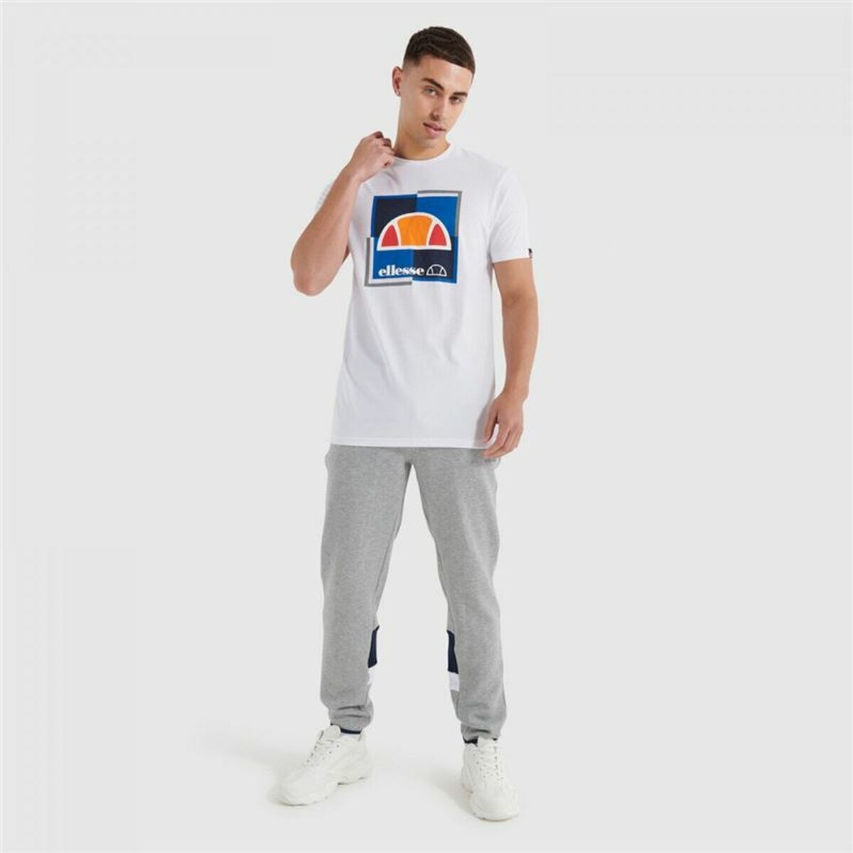Camiseta de Manga Corta Hombre Ellesse Michaelo Blanco
