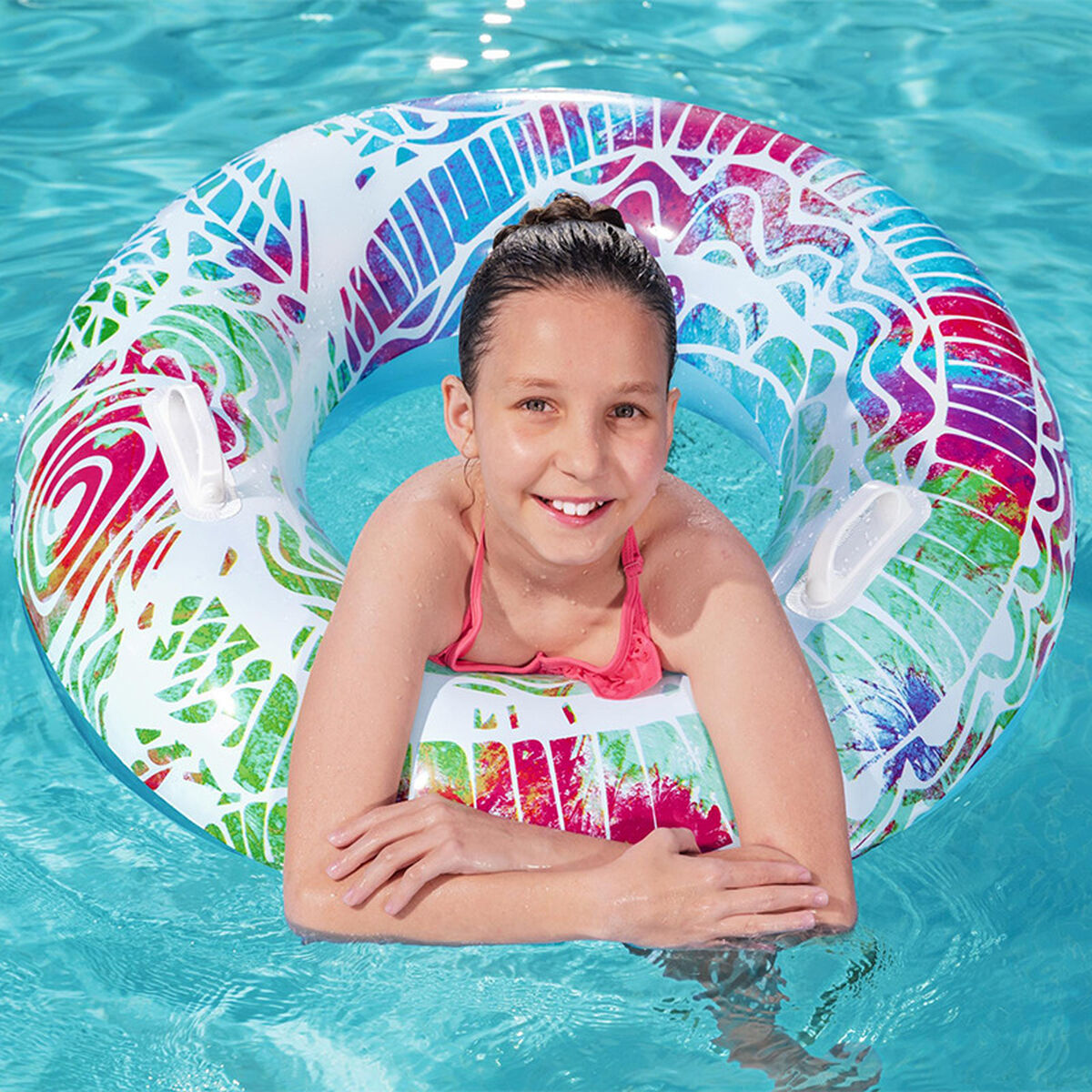Bestway Flotador Hinchable Decorado Verano Color Surtido  D91 cm +10 Años Playa y Piscina 36084
