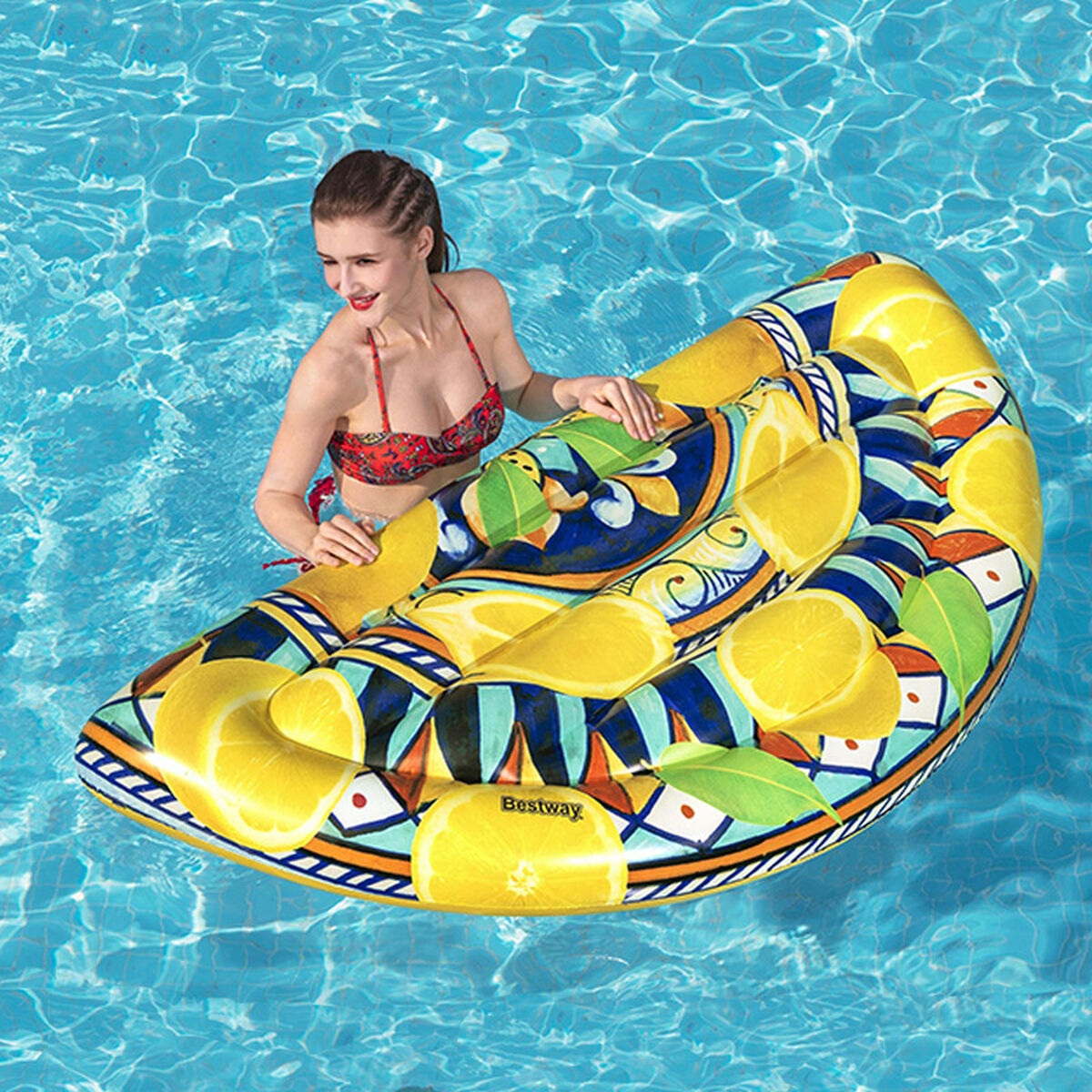 Bestway Colchoneta Hinchable Sicilia 171x89 cm Playa y Piscina 43364
